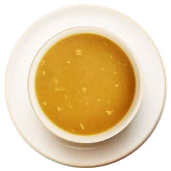 Zuppa con verdure cotte e formaggio