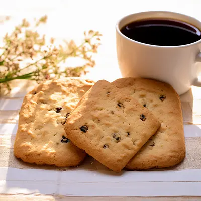 Biscuits BIO au blé et raisin